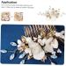 OFFSCH Bridal Comb Pearl Hair Decor for Wedding Hair Combs Macrame Decor Girls Hair Accessories Vintage Wedding Decor Bride Headdress Ceramics Bridesmaid New Chinese Style Ceramic Flower - Buy Online on GoSupps.com