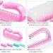4 Pcs Nail Cleaning Brush Larbois Plastic Handle Scrubbing Brush Eco Friendly Fingernail Brush with Soft Bristles Nail Manicure Dust Brush for Hand Toes Nail Home Garden Salon use Color-1-(4 Pack) - Buy Online on GoSupps.com