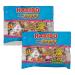 Easter Egg Hunt Bundle - Amamitrade Thank You Sticker Made For Haribo s 44 Mini Bags - 710g - Easter Treats For adults and kids - Boys & Girls Egg Hunt