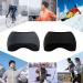 Winter Sports Headband for Men & Women | Telgoner Stretchable Ear Warmer for Running Jogging Hiking & Biking (Black + Dark Gray) - Buy Online on GoSupps.com