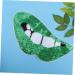 Tofficu 3pcs Sewing Patches Craft Patches Denim Dress for Women Multicolor Dress Tongue Subsidy Men's Lips Greenx3pcs mediumx3pcs - Buy Online on GoSupps.com