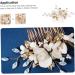 SOESFOUFU Wedding Decoration Pearl Trim Female Head Decor Bridal Comb Ceramics Wedding Supplies New Chinese Style Bride Bridal Head Decor Girls Hair Accessory Bridal Hair Comb - Buy Online on GoSupps.com