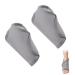 Peutier 2 pieces ankle castor oil pack conveniently Castor Oil Pack wrap for feet castor oil compress wrap for women's ankle support castor oil not included (gray)