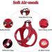 Suredoo Reflective Dog Harness & Leash Set for Small Pets | Anti-Train Design in Red - Perfect for Dogs Puppies & Cats - Buy Online on GoSupps.com