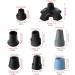 MCAORI Walking Stick Tip Pads End Rubber Caps Walking Cane Replaceable Tip Caps Hiking Stick Protectors Cover for Anti-Skid Tip - Buy Online on GoSupps.com
