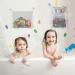 2 Set Bath Toy Organizer for Kids - Quick Dry Storage Net for Mesh Toys, Shower Organizer Bag with Hooks and Suction Cups - Buy Online on GoSupps.com