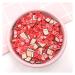 RT 100g Polymer Clay Lovely Flower Lip Stick Slices Sprinkles for Crafts Making DIY Nail Art Decoration Slime Filler Accessories Y118 (Color : Mixed)