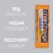 Chia Charge Vegan Protein Bar - 20g Plant Powered Protein - Dairy, Gluten, and Palm Oil Free - Jaffa Cake Flavor - 10 x 60g Pack - Buy Online on GoSupps.com