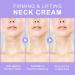 Firming Lifting Neck Cream Gua Sha Neck Cream with Massage Roller Contains Vitamin C + E Retinol Serum & Hyaluronic Acid Reduce Wrinkles Fine Lines Neck and Jawline Lift A 4.2 Fl Oz (Pack of 1) - Buy Online on GoSupps.com