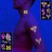 Glow in the Dark Neon Temporary Tattoos: 61 Glitter Styles Dragon, Scorpion, Spider - Waterproof UV Neon Tattoos Stickers for Men and Women - Party Decoration - Buy Online on GoSupps.com