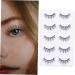 DOITOOL 5 Pairs False Eyelashes Eyelash Fake Eyelashes Fake Lashes Fluffy Volume Lashes 3d Eyelashes Elf Eyelashes Voluminous Eyelashes Handmade Eyelashes Hair Eyelashes - Buy Online on GoSupps.com