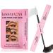 Lash Bond and Seal Cluster Eyelash Glue for Individual Cluster DIY Eyelash Extensions Super Strong Hold Cluster Lash Adhesive Waterproof Latex Free Mascara Wand Glue (Lash Bond and Seal) 5g+5g Lash Bond and Seal