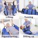 Positioning Bed Pad with Reinforced Handles with 8 Reinforced Soft Handles Mobility Standing and Lifting Aid for Disabled Elderly Seniors Injured - Safely Move from Bed and Wheelchair - Buy Online on GoSupps.com