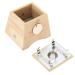 Buy Moxa Box - Bamboo Moxibustion Tool Two Holes 10x10x9 cm | Moxa Roller for Effective Acupuncture Therapy - Buy Online on GoSupps.com
