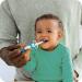 MAM Learn to Brush Set - 2 Baby Toothbrushes with Safety Shields | Ideal for Infants | Baby Training Toothbrush in Pink/White - Buy Online on GoSupps.com