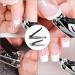 2 Pcs Heavy Duty Stainless Steel Nail Clippers for Thick Nails - Black+Silver - Buy Online on GoSupps.com