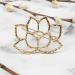 Myga Lotus Flower Metal Hair Clips - Comfortable Snap Lock Ideal for Weddings & Parties - Shop Internationally! - Buy Online on GoSupps.com