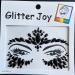 Rhinestone Festival Face Jewels 4-Pack - Temporary Tattoo Stickers for Rave, Body Gems, and Bindi - Black - Buy Online on GoSupps.com