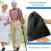Folding Cane Storage Bag - Walking Stick Pouch for Elderly & Disabled - Easy Travel & Protection - Black - Buy Online on GoSupps.com