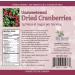 Buy My Berry Organics Unsweetened Dried Cranberries - 3 Oz | Healthy Snack - Buy Online on GoSupps.com