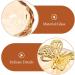 Baluue Dappen Dish Golden Apple Shaped Glass Crystal Dappen Dish Cup Nail Art Liquid Powder Nail Crystal Bowl with Butterfly Top Lid for Nail Art Manicure - Buy Online on GoSupps.com
