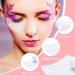 600 White Eyeshadow Pad Shields | Half-Moon Shape Stencils for Eyelash Extensions - Prevent Makeup Residue - Buy Online on GoSupps.com