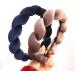 amangul Braid Headband VelvetHeadband Sponge Headband Hair Hoop Spa Headband Wash Face Skincare Headband Makeup YogaSweatband(Coffee) - Buy Online on GoSupps.com