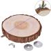 3-Piece Parrot Platform Stand Accessories | Bird Toys & Stations for Hamsters - Durable Cork & Nibble Balls - Buy Online on GoSupps.com