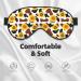 Shop Comfortable Sunflower Cow Print Sleep Masks | Soft Eye Masks with Adjustable Strap for Home & Travel - Buy Online on GoSupps.com