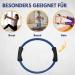 Best Sporting Pilates Power Toning Ring - 37 cm Blue | Medium Resistance Fitness Ring with Foam Handles - Buy Online on GoSupps.com