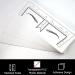 Guapa Eyebrow Ruler 50pcs/pack - Disposable Microblading Sticker for Brow Shaping and Positioning - Buy Online on GoSupps.com