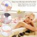 2 Pcs Sofine Silicone Bath Scrubber with Massage Beads & Soft Bristles - Exfoliating Back Body Brush Set for Gentle Cleansing and Relaxation - Buy Online on GoSupps.com