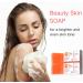 Kojic Acid & Turmeric Soap - Skin Brightening Natural Soap - Kojic Acid Soap with Vitamin C E Hyaluronic Acid Papaya - Gentle Soap Bar for Face and Body Moisturizing - Bar Soap for Acne Dark Spots - Buy Online on GoSupps.com