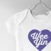 Hippowarehouse Wee Yin Scottish Baby Vest Bodysuit (Short Sleeve) - White - Buy Online on GoSupps.com
