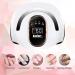 HanKeer 168W UV LED Nail Lamp for Quick-Dry Gel Polish | 4 Timer Settings, Portable Handle, Professional Acrylic UV Light | Small Black/White-2 - Buy Online on GoSupps.com