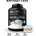 Revolution Nutrition High Whey Protein Powder Whey Isolate Superior Formula Gluten Free Lean Muscle Mass For Men & Women 25g of Protein Per Scoop 2.7kg 73 Servings (Birthday Cake 6 Pound) Birthday Cake 6 Pound - Buy Online on GoSupps.com