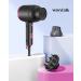 Wavytalk Mini Hair Dryer with Diffuser 1600W Foldable Hair Blow Dryer Lightweight Diffuser Hair Dryer for Curly Hair Black - Buy Online on GoSupps.com
