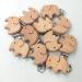 5pcs Natural Wood Elephant Pacifier Clips - Cute Beech Wooden Animal Shape - DIY Beading Accessory - Buy Online on GoSupps.com