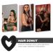 Minkissy Heart Shaped Bun Maker for Short Thin Hair - Black | Mini Doughnut Shaper for Women and Girls - Buy Online on GoSupps.com