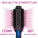 4 in 1 Hair Dryer Brush | One Step Styler Volumizer | Professional Hot Air Brush for Drying, Straightening, Curling | Negative Ion Anti-frizz Technology | Salon Quality | Black Pink - Buy Online on GoSupps.com