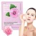 EHIOG Hydrating Face Masks Skincare Rose Mask Sheet Hydrating Soothing Moisturizing Revitalizing Facial Mask Sheet Skincare Hydrating & Nourishing face masks Improves Skin Face Care(25g)