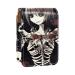 Lipstick Case Leather Lip Gloss Lipstick Organizer with Mirror Mini Lipstick Holder Bag Abstract Skull Skeleton Art Illustration O681p4qelu