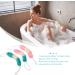 3pcs Long Shower Mesh Pouf Set | Soft Bath Sponge Balls for Luxurious Cleaning - Buy Online on GoSupps.com
