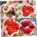 FRCOLOR 1pc Christmas Hair Tie Holiday Scrunchies Hair Jewels for Women Scrunchies with Bell Decorative Rubber Band Kids Scrunchie Hair Ring Bell Shaped Miss Red Coral Fleece - Buy Online on GoSupps.com