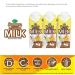 Epoca Banana Flavored Lowfat Milk 6 Pack - rBST Free, Aseptic Packaging, 8 Fl Oz - Product of USA - 10 Months Room Temperature Storage - Buy Online on GoSupps.com