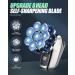 Neialla Bald Skull Shavers for Men 6-in-1 Rotary Electric Head Shaver Kit - Waterproof Wet Dry Grooming with Beard Clippers - Blue - Buy Online on GoSupps.com
