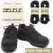 DELELE 2 Pair 140CM Work Boot Laces - Black Red - Outdoor Hiking Shoelaces - Buy Online on GoSupps.com