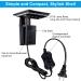 WEAVERBIRD Fish Tank Clip on Light Model-X3 Libra Aquarium Lights 6W 12 LEDs Planted Lamp for 6mm Thick Fish Tanks - Buy Online on GoSupps.com