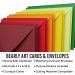Bearly Art Colorful Collection Blank Cards with Envelopes | A6 Size for Cricut Joy | 92 lb Premium Cardstock | Handmade Greeting Cards | 12 Sealing Stickers - Buy Online on GoSupps.com