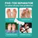 Welnove Toe Separators for Women - 4 Pack Gel Spacers to Correct Bunions & Relieve Foot Pain - Silicone Straighteners for Hammertoe & Yoga - Pure White - Buy Online on GoSupps.com